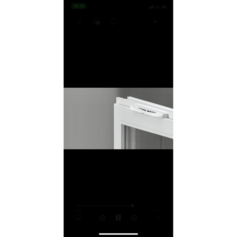 WV350 White, Оконный проветриватель WV регулируемый с фильтром 350 пластик белый  в Гусь-Хрустальном