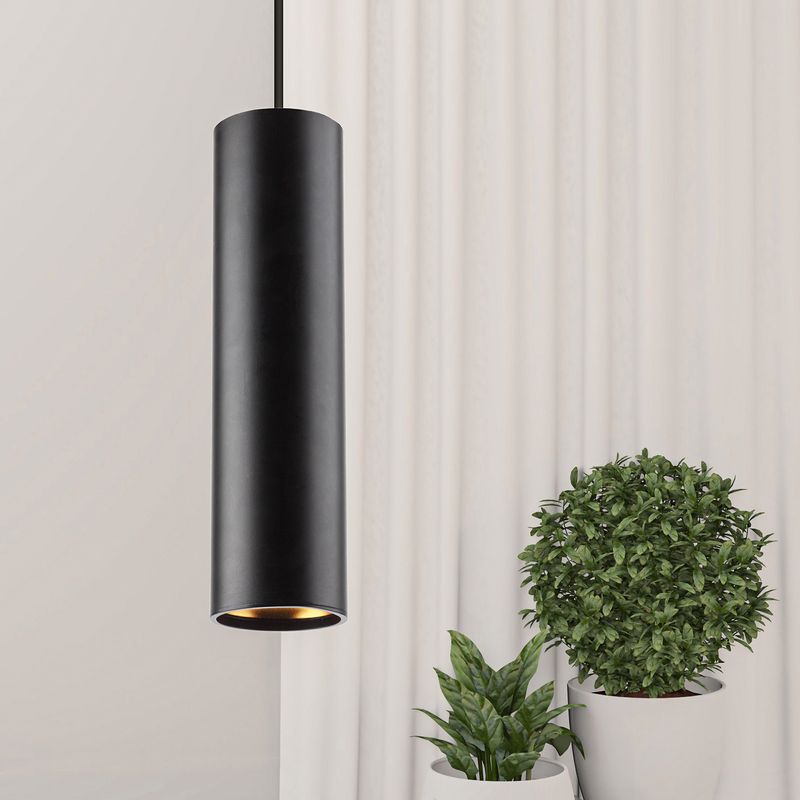 PL1 GU10 BK 300 Подсветка ЭРА подвесной, GU10, D80*300мм, черный (20/240) 6660  в Гусь-Хрустальном
