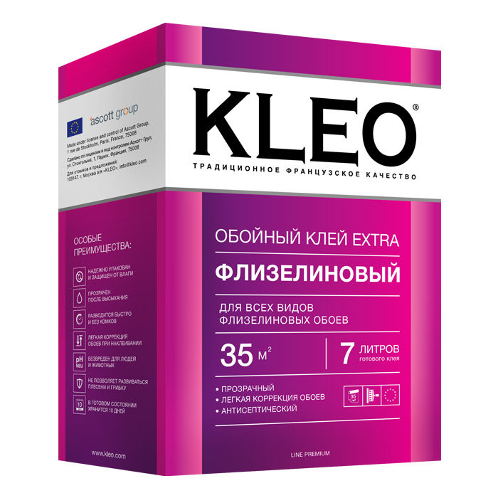 KLEO EXTRA 35 Клей для флиз. обоев 240 г /20  в Гусь-Хрустальном