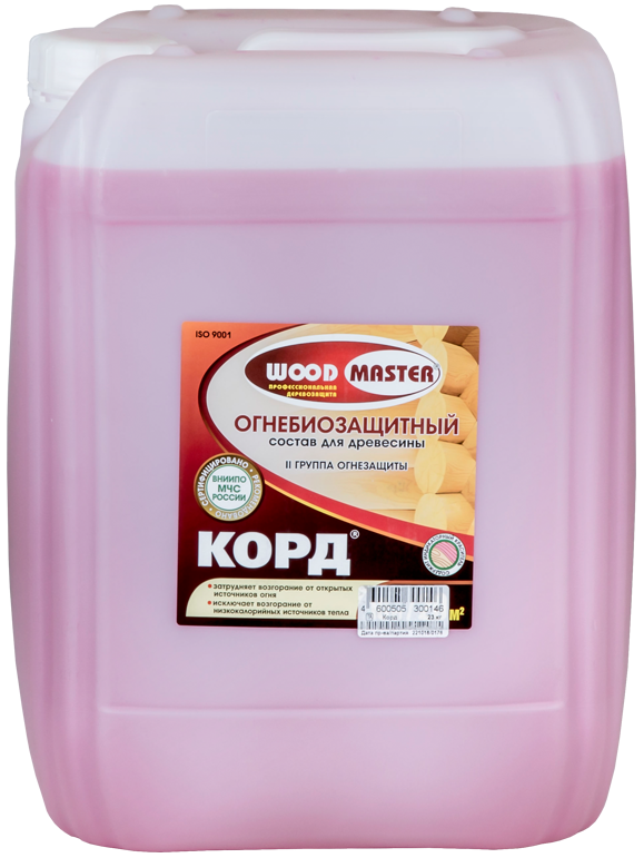 Состав "Корд" РОГНЕДА огнебиозащита 23кг   1/36  в Гусь-Хрустальном