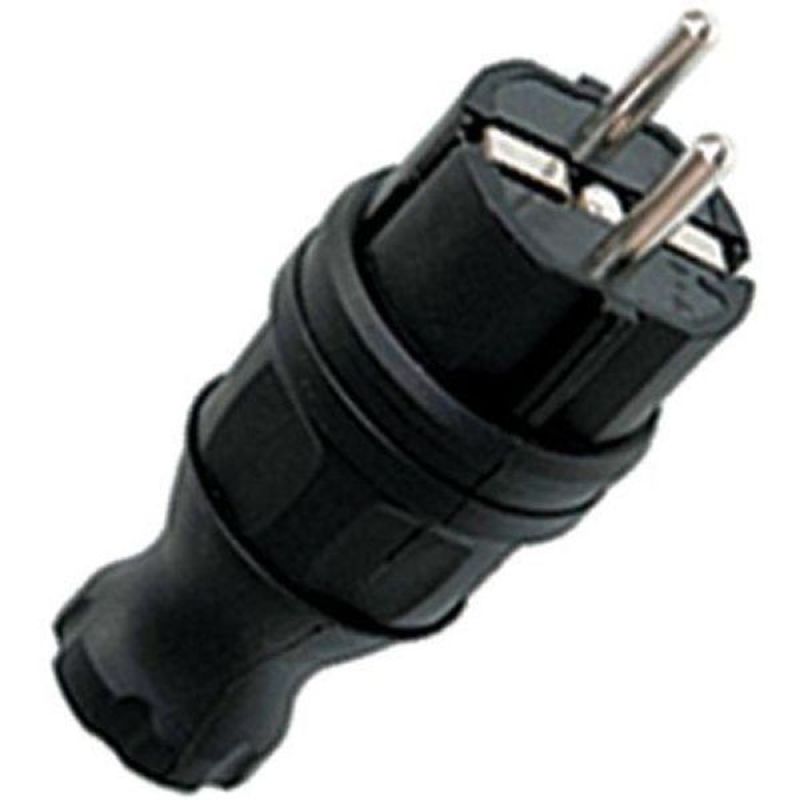 RPS-011-16-230-44 Вилка прямая каучуковая 230В 2P+PE 16A IP44 EKF  в Гусь-Хрустальном