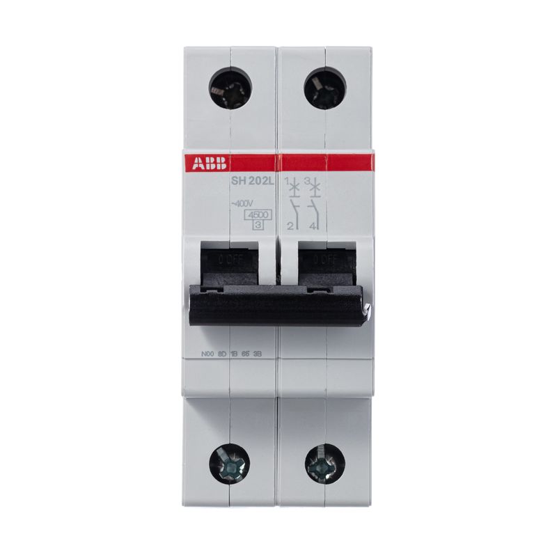 Выключатель автоматический 2P 63А С SH202L 4.5кА ABB  в Гусь-Хрустальном
