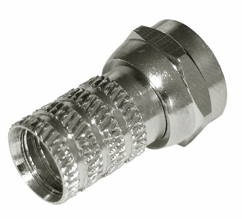 F-разъем RG-6,  L=19 мм,  цинк (AB)  PROconnect (20шт в пакете) ВЫПИС по 20шт 05-4003-4   в Гусь-Хрустальном