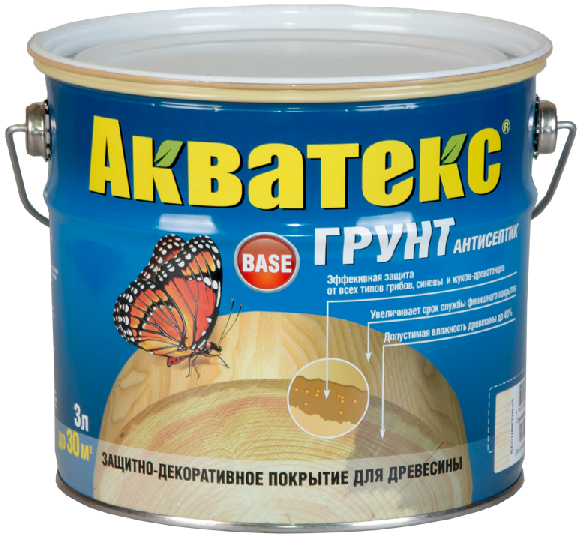 Акватекс-ГРУНТ  2,7л (антисептик)  /4  в Гусь-Хрустальном