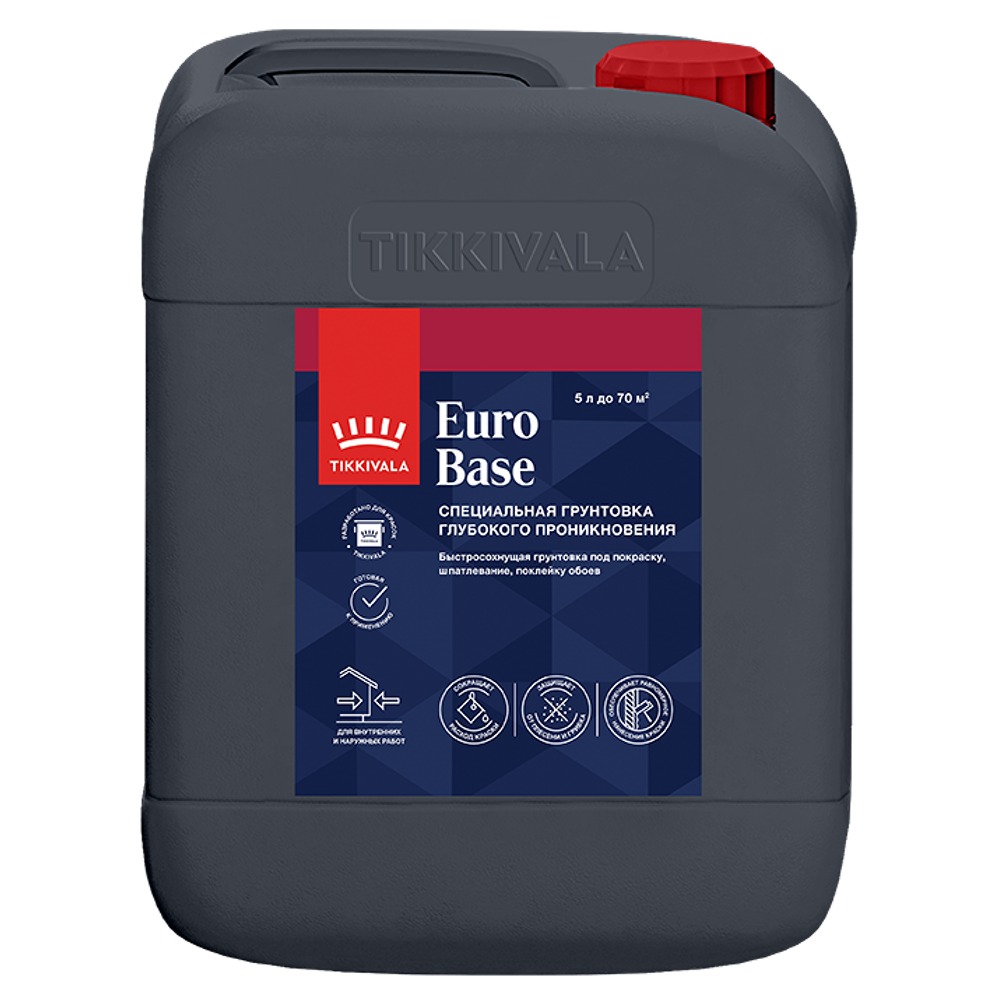 Грунтовка глубокого проникновения Euro Base 5л   1/90  в Гусь-Хрустальном