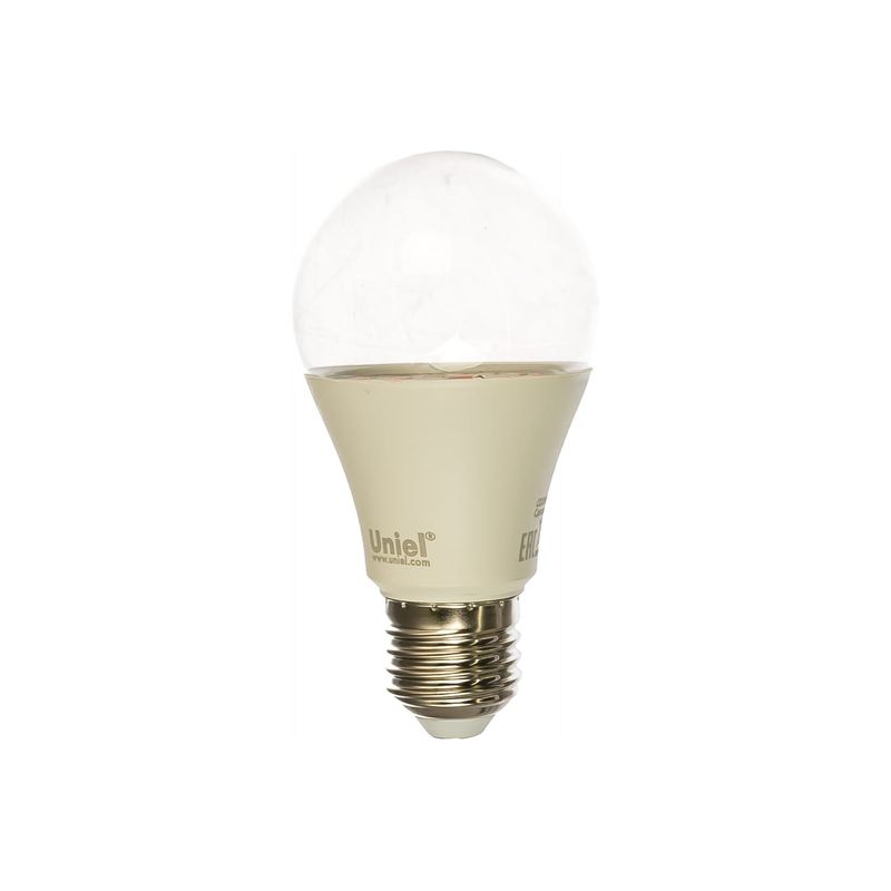 Лампа светодиодная для растений. LED-A60-9W/SP/E27/CL Форма "A", прозрачная колба. пластик   в Гусь-Хрустальном