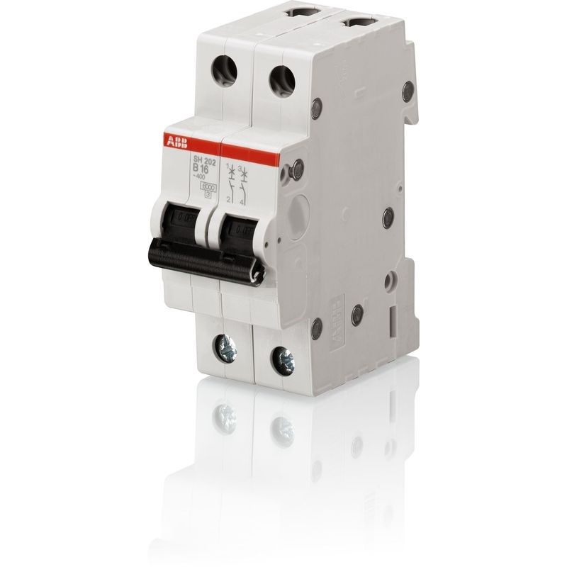 Выключатель автоматический 2P 63А С SH202L 4.5кА ABB  в Гусь-Хрустальном