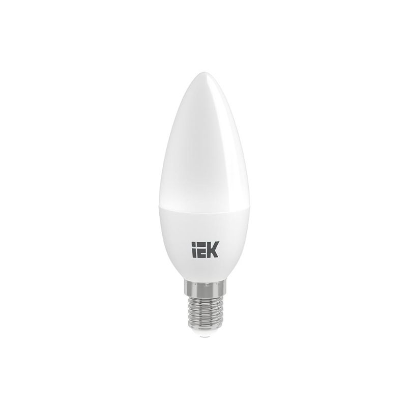 Лампа светодиодная LED 5вт E14 белый матовая свеча ECO 2250  в Гусь-Хрустальном