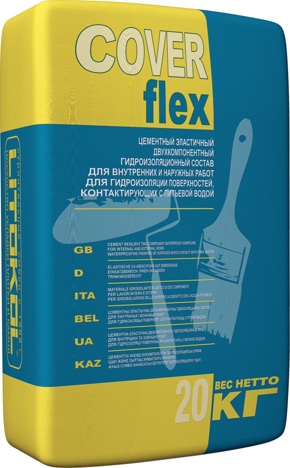КОВЕРФЛЕКС / COVERFLEX комп. A(порошок в мешке)- гидроизоляция  20 кг  в Гусь-Хрустальном