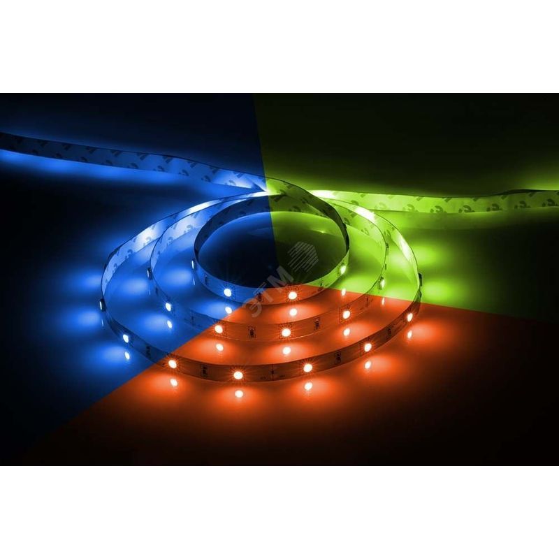 Лента светодиодная LEDх30/м 5 м 7.2w/m 12в красный/зеленый/синий (LS606 RGB) 4627080288591  в Гусь-Хрустальном