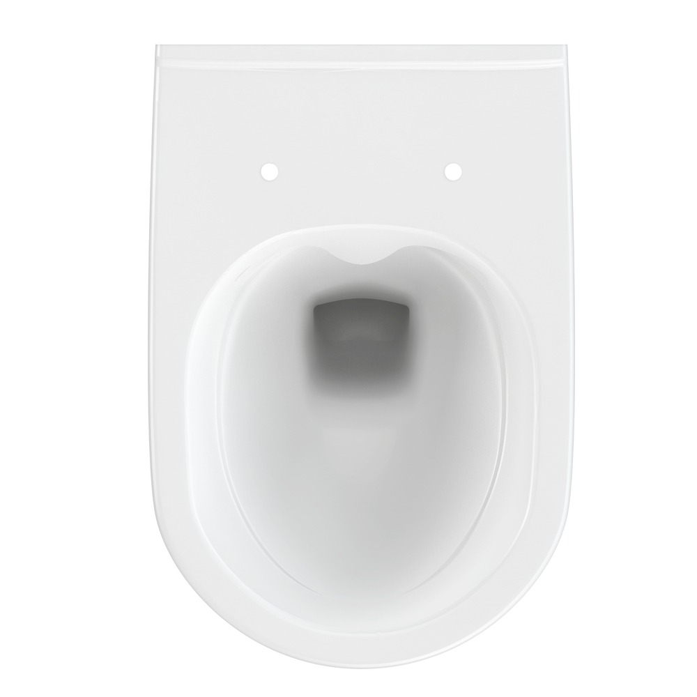 Унитаз подвесной: CITY NEW CLEAN ON с кр.дюр.slim, lift, e-off, белый  в Гусь-Хрустальном