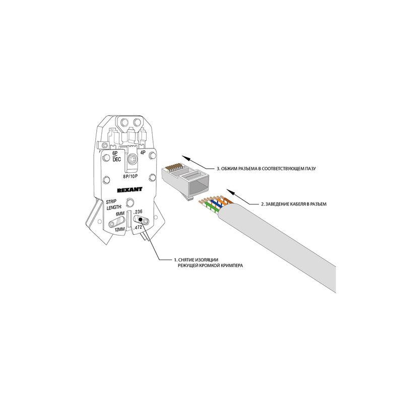 Джек штекер  8Р8С  CAT 5е  PROCONNECT  (FD6034)  отгр по 100шт 05-1021-3   в Гусь-Хрустальном