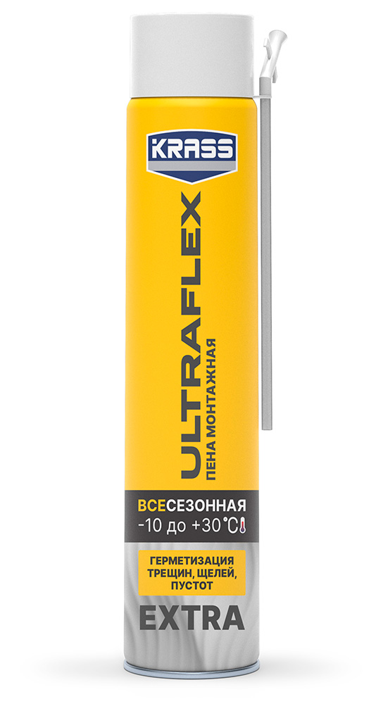 Пена KRASS ULTRAFLEX  Extra всесезонная 0.65л. 12/504  в Гусь-Хрустальном