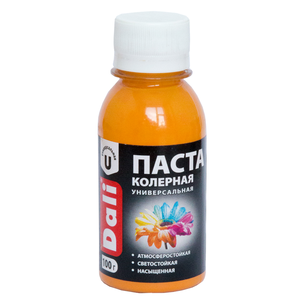 Паста "DALI" колерная  0,1 кг оранжевый 1/8  в Гусь-Хрустальном
