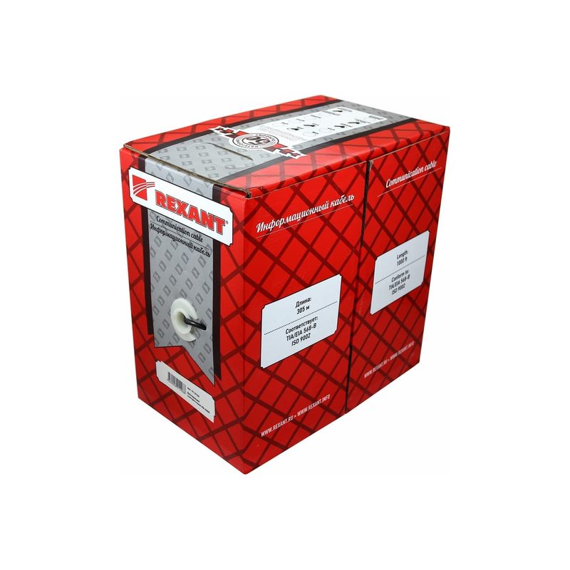 Кабель FTP интернет 4х2х24AWG кат.5е медь 305м (м) Rexant   в Гусь-Хрустальном