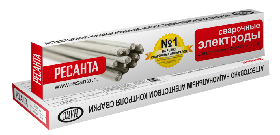 Электрод Ресанта МР-3 Ф2,0 Пачка 1 кг  0256  в Гусь-Хрустальном