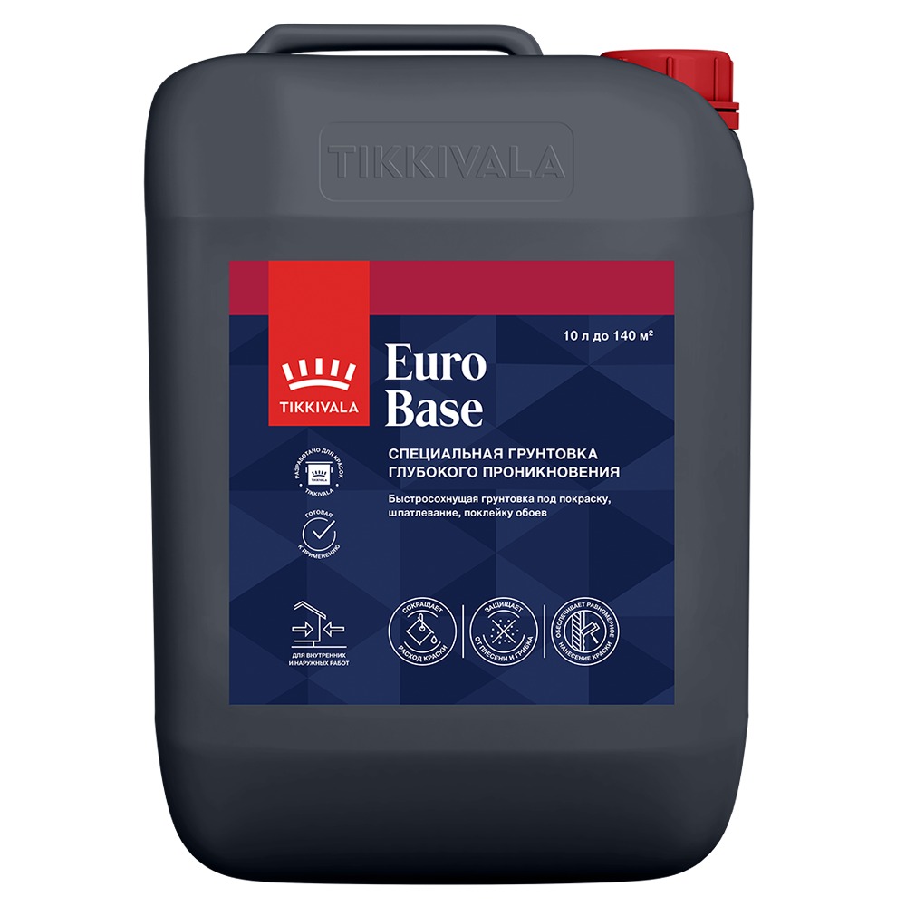 Грунтовка глубокого проникновения Euro Base 10л   1/40  в Гусь-Хрустальном