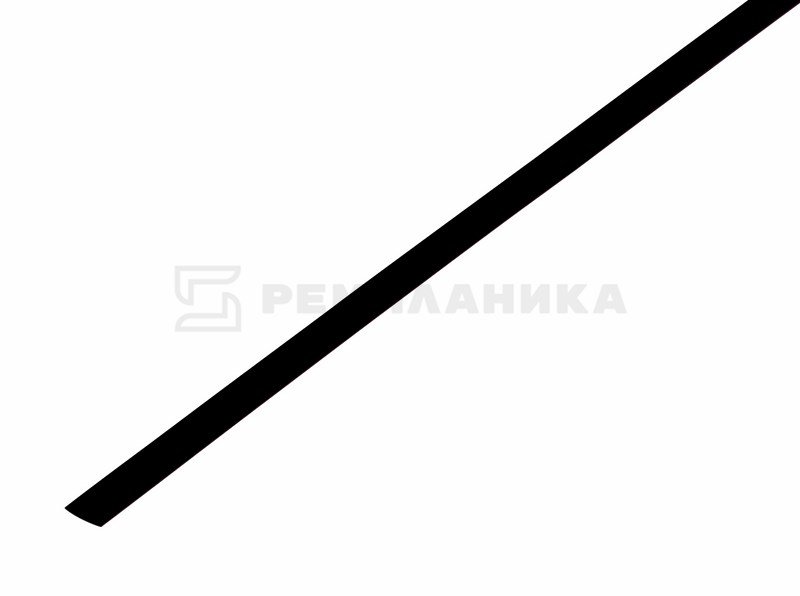 20-3506 3.5 / 1.75 мм 1м термоусадка черная  REXANT 1/50 шт  в Гусь-Хрустальном