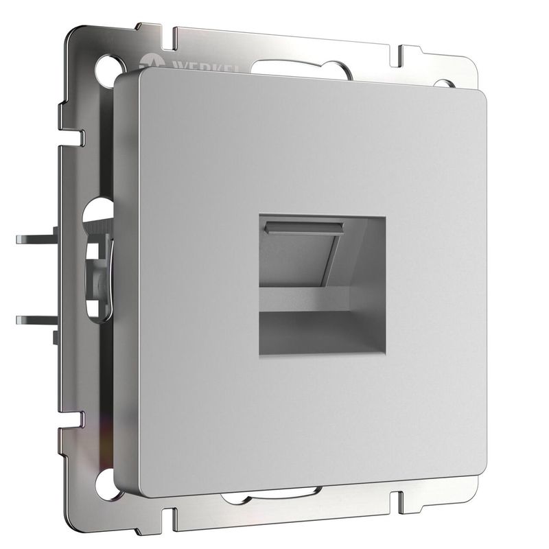 Розетка Ethernet RJ-45 (серебряный) W1181006  в Гусь-Хрустальном