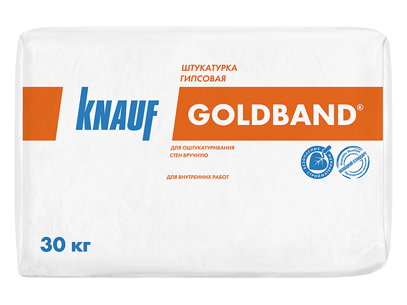 Штукатурка гипсовая теплоизоляционная Knauf  Гольдбанд 30кг  в Гусь-Хрустальном