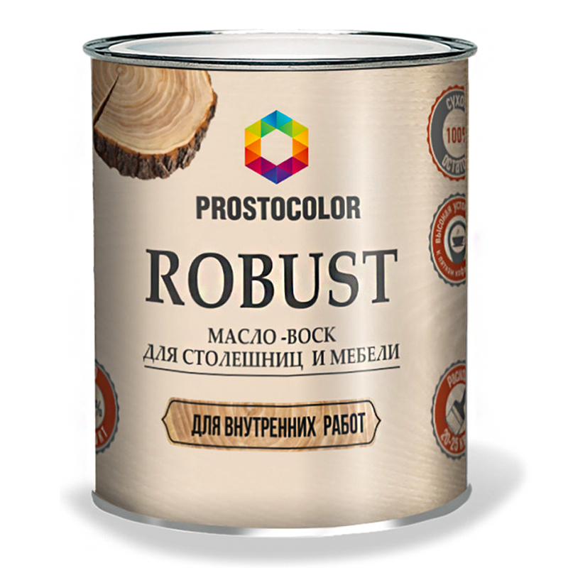 Масло для столешниц и мебели PROSTOCOLOR  ROBUST (дуб)	0,75 л  /6  в Гусь-Хрустальном