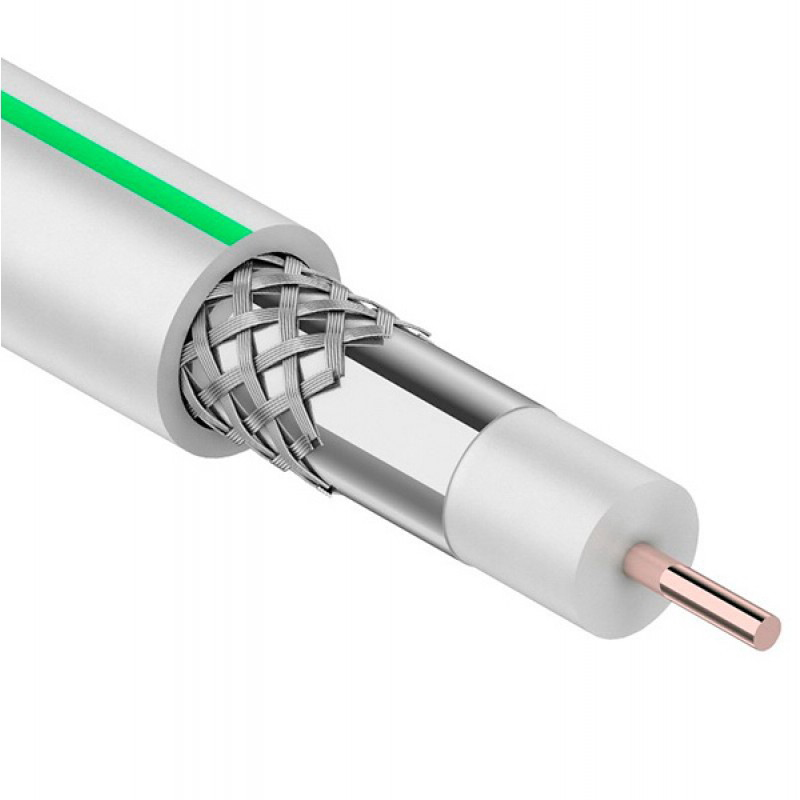 Кабель коаксиальный PROconnect SAT 703 B, CCS/Al/Al, 75%, 75 Ом, бухта 100 м, белый 01-2431-2   в Гусь-Хрустальном