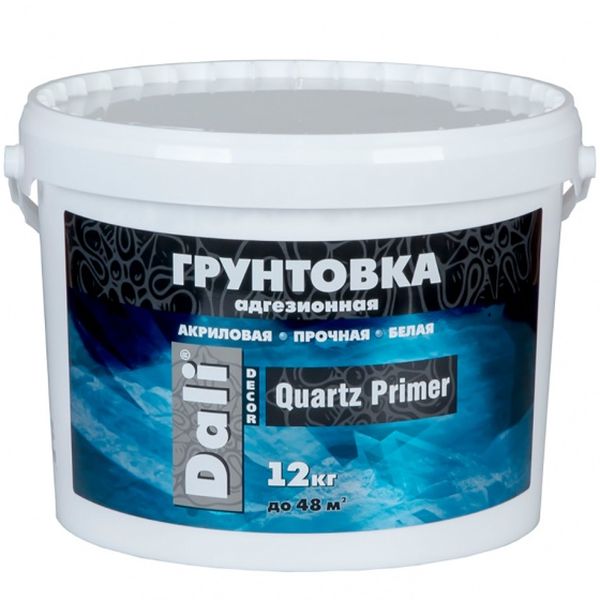 Грунтовка ДАЛИ-Декор QUARTZ PRIMER адгезионная белая 12 кг    1/44  в Гусь-Хрустальном