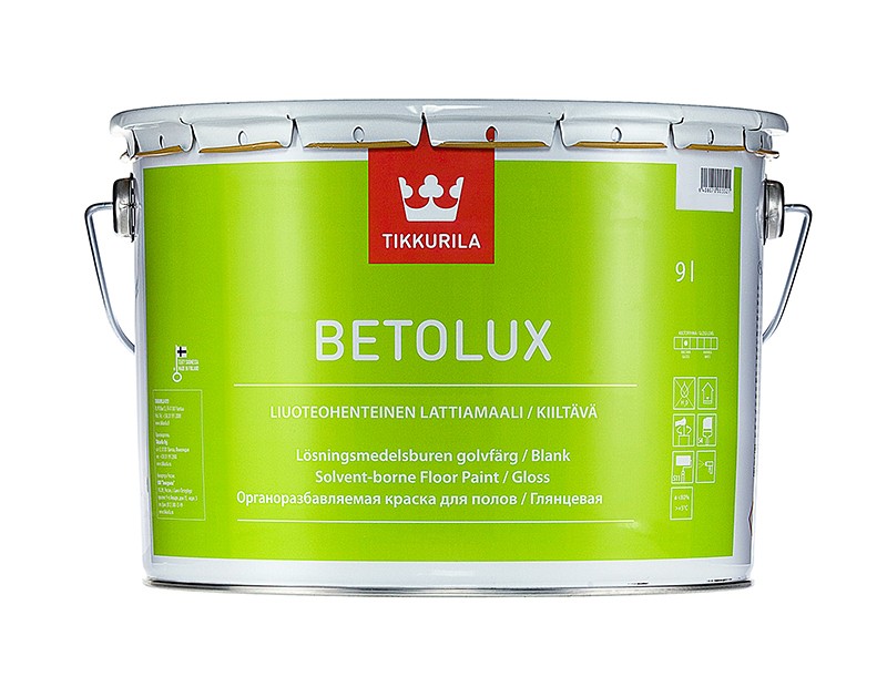 РАСПРОДАЖА BETOLUX  С глянц.  9 л Краска для полов   в Гусь-Хрустальном