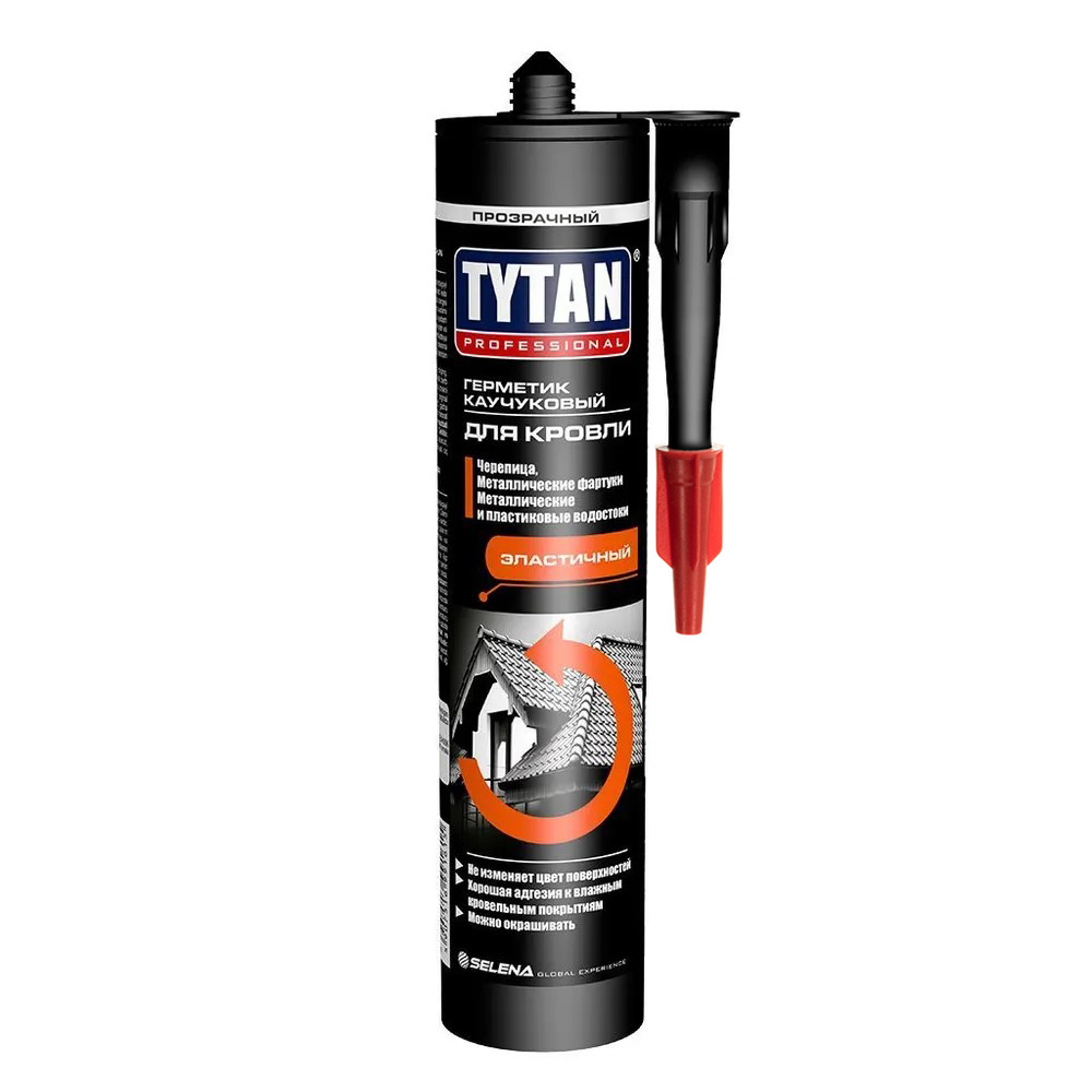 Tytan Professional герметик каучуковый для кровли прозрачный 310 мл  1455  в Гусь-Хрустальном