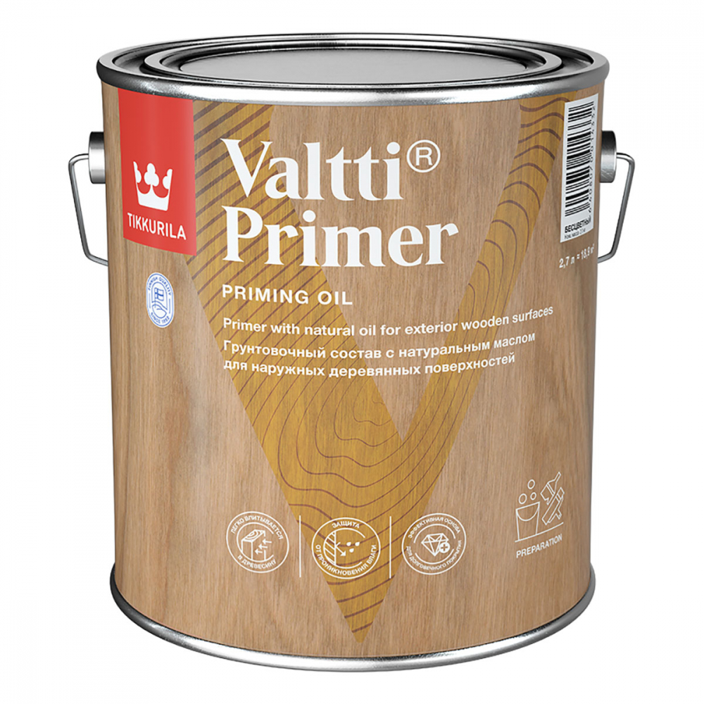 VALTTI PRIMER (POHJUSTE) 2,7л антисептик грунтовочный /6  в Гусь-Хрустальном