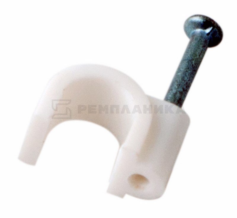 07-4006 Крепеж кабеля   круглый    6 мм.  REXANT  (50шт)  в Гусь-Хрустальном