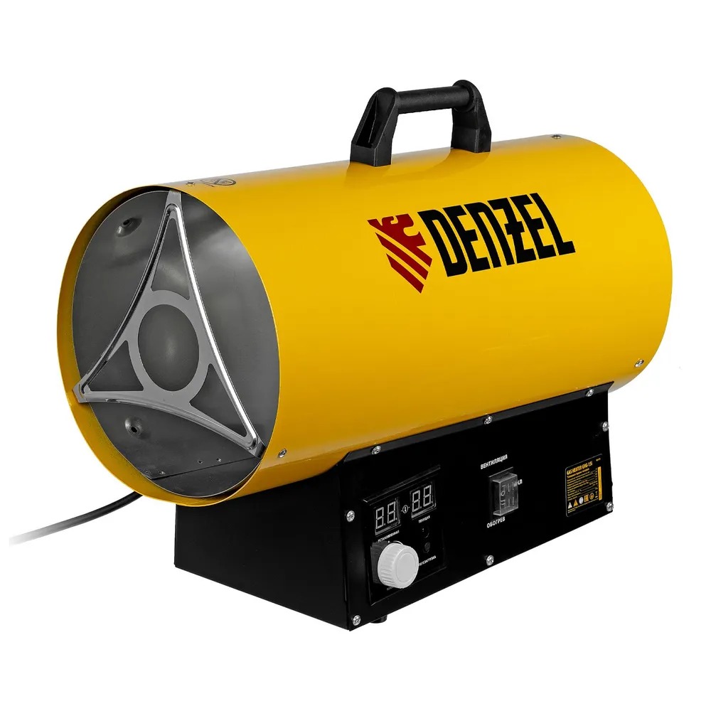 Газовая тепловая пушка GHG-15i, 15 кВт, цифровой термостат, пропан-бутан// Denzel  в Гусь-Хрустальном