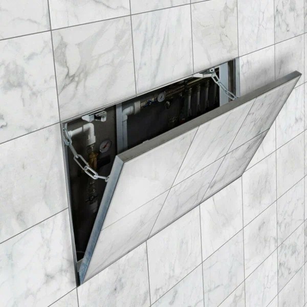Люк под плитку съемный D4030 ceramo, 400х300   в Гусь-Хрустальном
